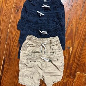 Cat & Jack Navy and Tan Kids Shorts